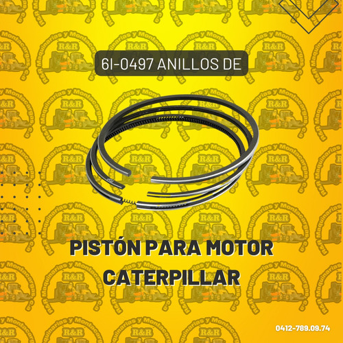 6i-0497 Anillos De Pistón Para Motor Caterpillar