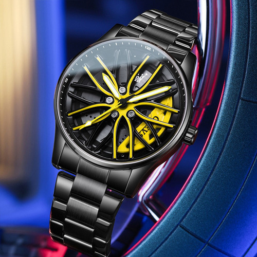 Relojes Luminosos De Cuarzo Inoxidable Olevs 9937