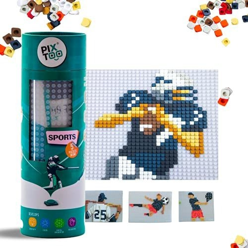 Pixtoo Pixel Puzzle Toy 12 5 X 9 4 En Art Puzzle Con Al...