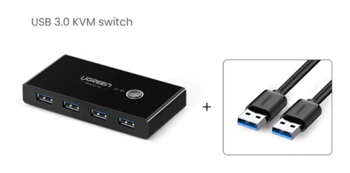 Ugreen Usb Kvm Switch Usb 3.0 2.0 2 Pcs Compartilhando 4 Dis