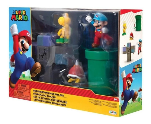 Brinquedo Set De Diorama Subterrâneo Super Mario Candide