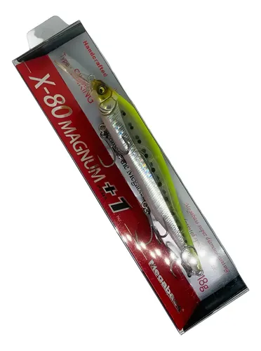 Isca Artificial Megabass X-80 Magnum+1 Cor Ht Chart Back Iwashi
