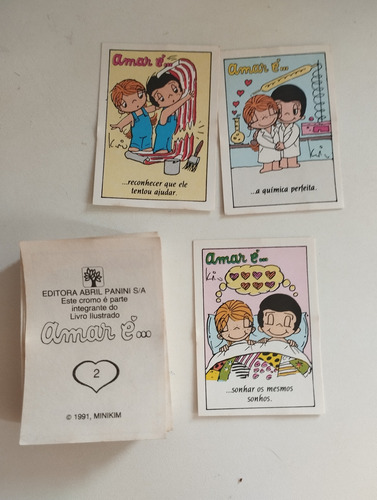Figurinha Amar É 1991 Avulsa Valor De Cada Uma (Usado)