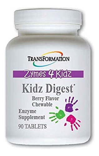 Kidz Digest Masticable, 90 Comprimidos   1 Recomendado Para