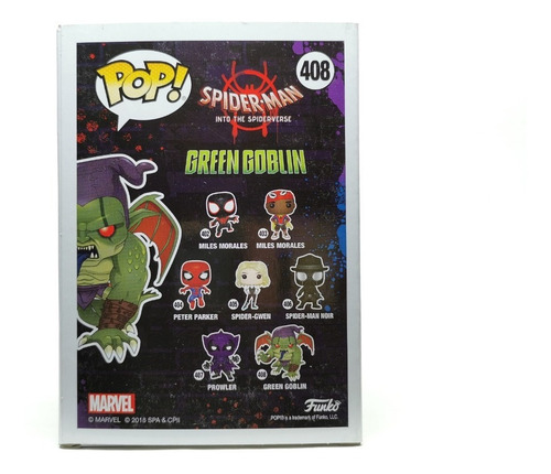 Funko Pop Green Goblin Spider Man Into The Spiderverse 408 (Usado)