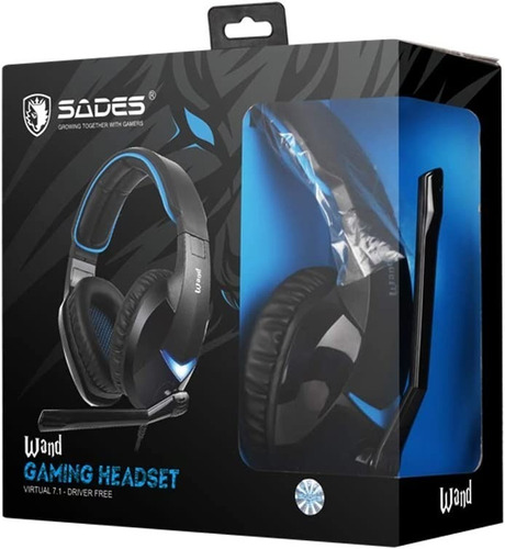 Audífonos Gamer Sades Headset Usb 7.1 Para Computadora, Pc