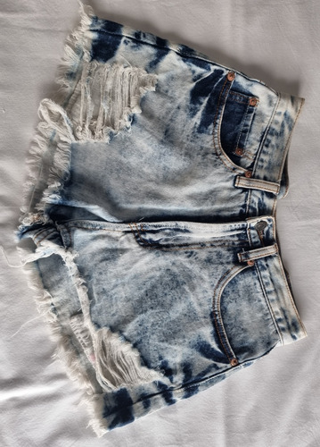 Short Jean Talle S Forever 21 Buen Estado 