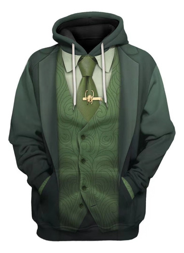 Vengadores Loki Serie Cosplay Sudadera Con Capucha Patrón 3d