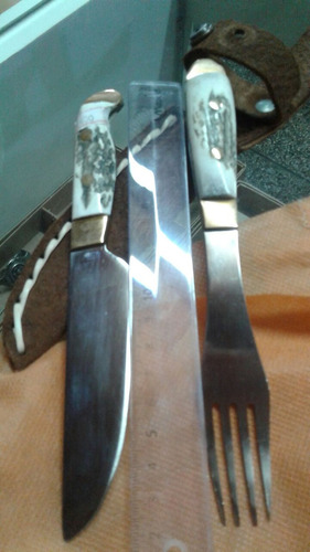 Cuchillo Y Tejedor Artesanal