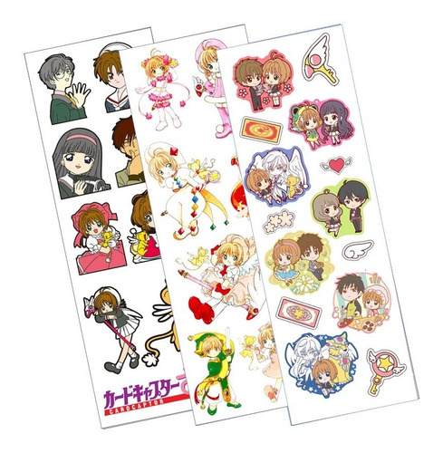 Plancha De Stickers De Anime De Card Captor Sakura Syaoran 2