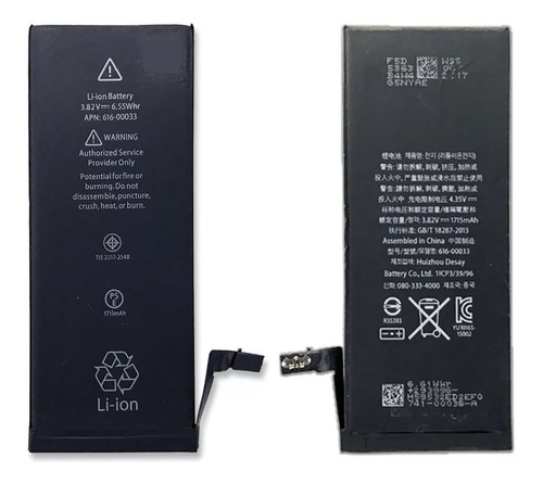 Bateria iPhone 6s 1715 Mah Adesivo Térmico + Kit Ferramentas