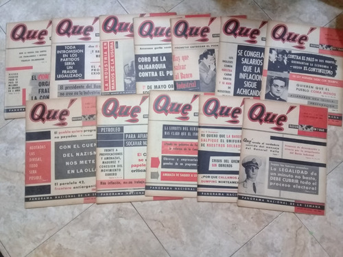 Lote De 12 Revistas   Que  Sucedio En 7 Dias Año 1957