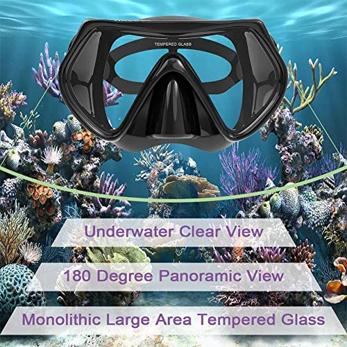 Wacool Juego De Paquete De Buceo Con Esnórquel Profesional C