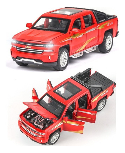 Chevrolet Silverado Miniaturas Coches De Metal Puertas