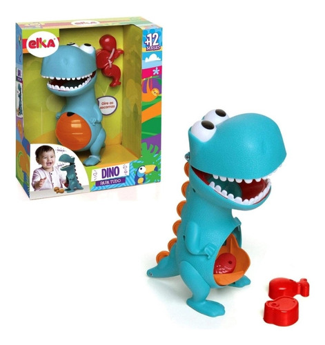 Boneco Infantil Dino Papa Tudo 22cm Elka 972