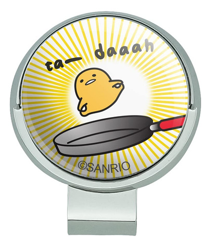 Grafico Ma Gudetama Volando Freir Pan Golf Hat Clip Marcador