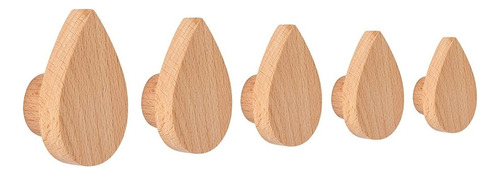 Ganchos De Pared De Madera, Percheros Montados En La Pared,