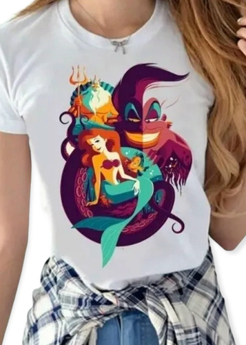 Playera Ariel Ursula Sirenita