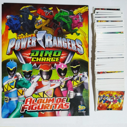 Álbum Figuritas - Power Rangers Dinocharge -completo A Pegar
