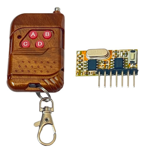 Modulo Rf 433mhz Rxc6 Superheterodyne 4 Canales Con Control