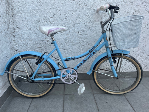 Bicicleta Para Niña Rodada 24 Color Azul Celeste Se Vende Celeste 20 " (Usado)