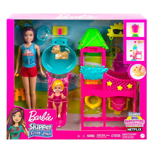 Set Muñeca Barbie Skipper Primer Empleo Universo Binario