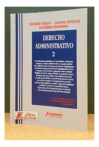 Derecho Administrativo 2 3ra Edición - Avalos, Eduardo