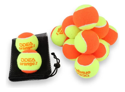 Bola Beach Tênnis Odea ( Estagio 2 ) Orange Pack C/04 Bolas