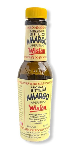 Amargo Aromático Wislan De 75cc 