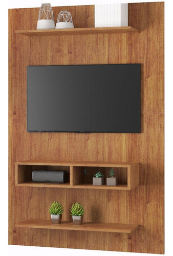 Painel Para Tv Até 43 Viero Byte Mel Mdf/mdp 181x115x26cm