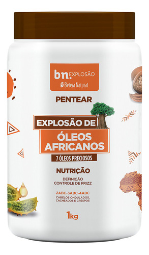 Finalizador Pentear Beleza Natural Óleos Africanos 1kg