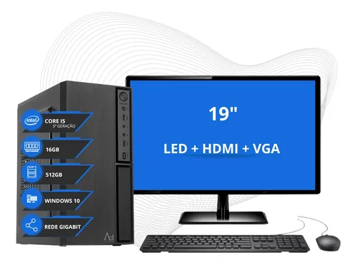 Computador Completo ACF Tecnologia Home & Office