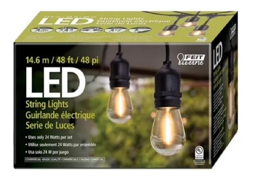 Serie De Luces Led Para Terraza, Patio O Fachada 14.6mts
