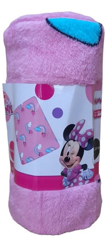 Manta Frazada Diseño Minnie Disney Coral 127x152cm Niñas