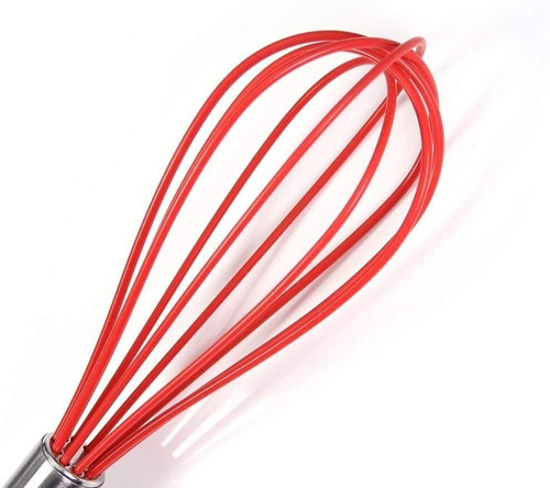 Batedor Fuê Silicone Cabo Inox 10