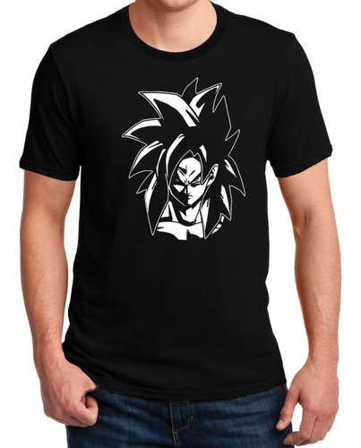 Polera Estampada Goku Dragonball Super Saiyajin Fase 4 Gt