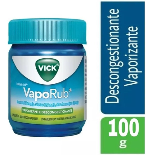  Vick Vaporub Descongestionante Vaporizante - 100g 