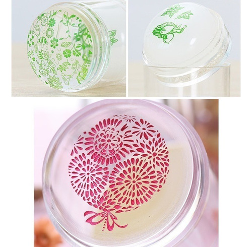 Sello Estampador Para Uñas Silicon