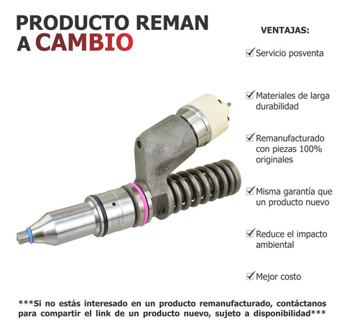 Inyector Diesel Reman Para C15 3406e Cat 10r-8501 211-3023