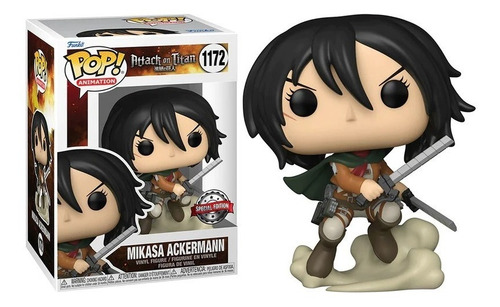 Figura De Accion Mikasa Ackerman 1172 Special Edition Attack On Titan Funko Pop