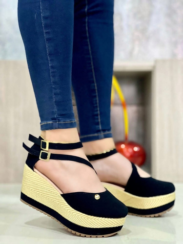 Imagen 5 de 8 de Sandalias Sueco Yuten Plataforma Canasta Moda Colombiana