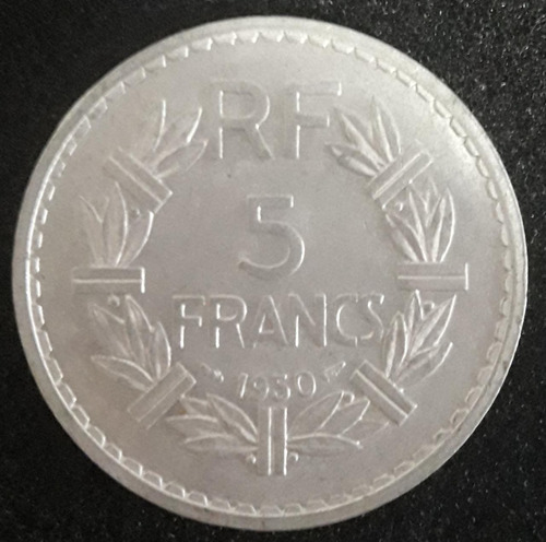 Moeda 5 Francos Ano 1950 França