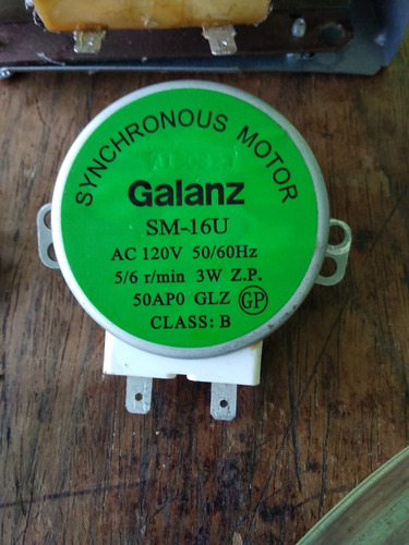 Imagen 2 de 5 de Motor Con Plato Giratorio Horno Microondas Frigilux 23lts 16