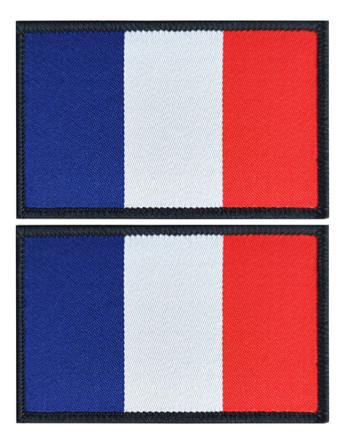 Parche Táctico Francés Qqsd Con Bandera De Francia, Cierre