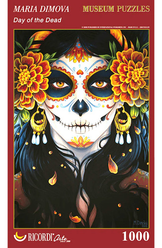 Rompecabezas Ricordi 25129 Dia De Muertos 1000 Piezas