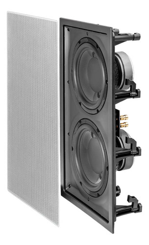 Osd Black Trimless Dual 8 En Pared 300w Home Theater Subwoo.