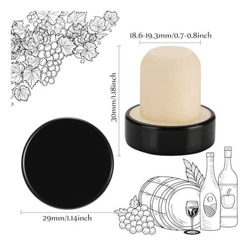 Wine Bottle Corks T Shaped Cork Plugs For Wine Cork Wine Sto