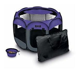 Imagen 4 de 6 de Ruff N Ruffus Mascota Portátil Plegable Corral + Estuche Y