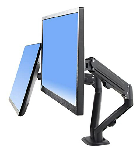 Soporte De Escritorio Para 2 Monitores Lcd Led De 13 A 27 Pu