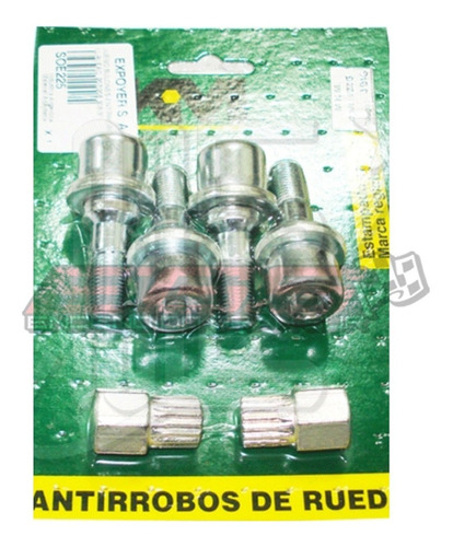 Tuercas Bulones Antirrobo Peugeot 207 208 308 307 Partner